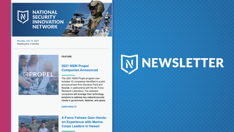 NSIN Newsletter July 19, 2021