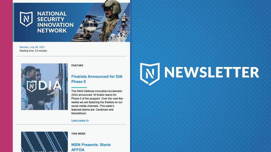 NSIN Newsletter July 26, 2021