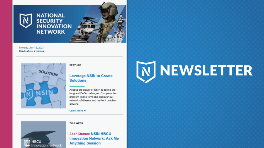 NSIN Newsletter July 12, 2021