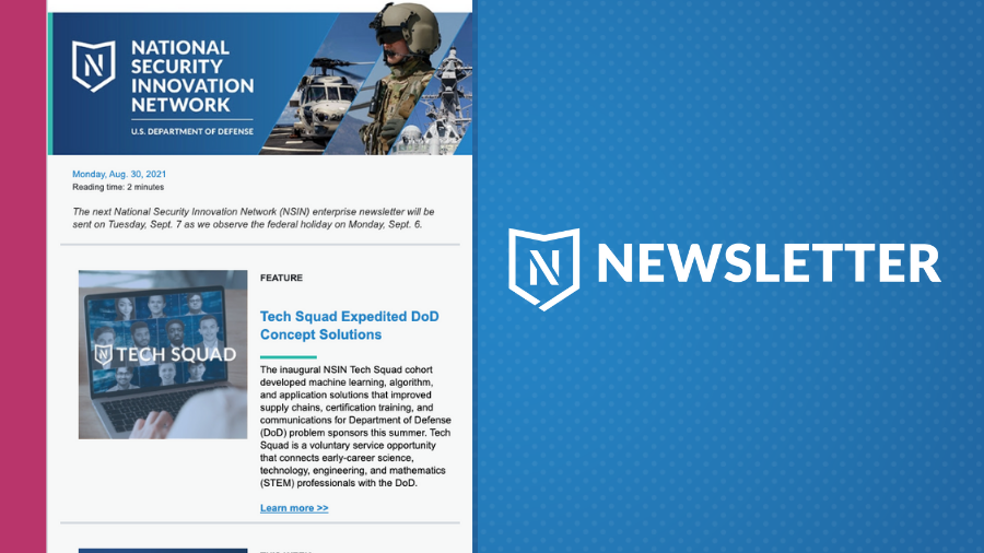 NSIN Newsletter Aug. 30, 2021