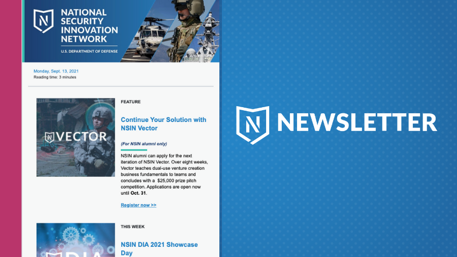 NSIN Newsletter Sept. 13, 2021