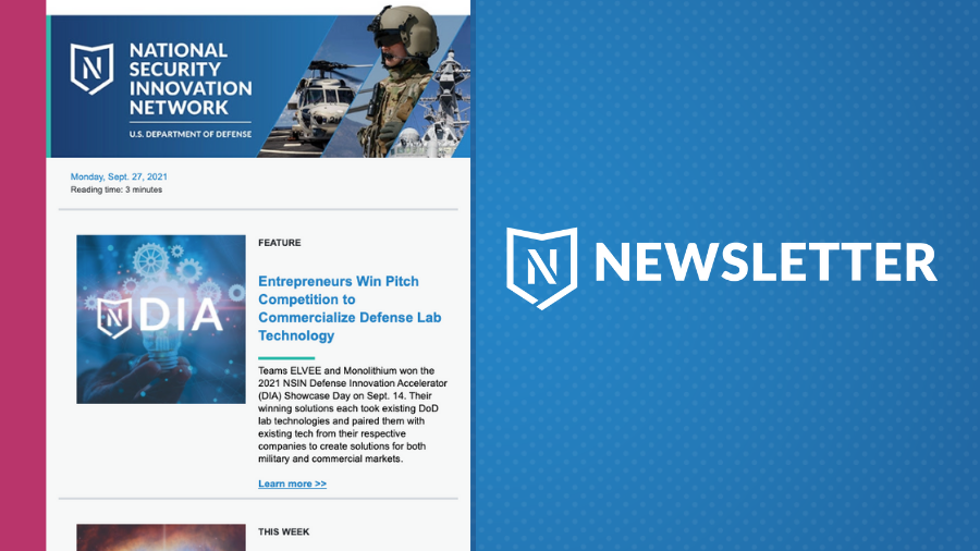 NSIN Newsletter Sept. 27, 2021